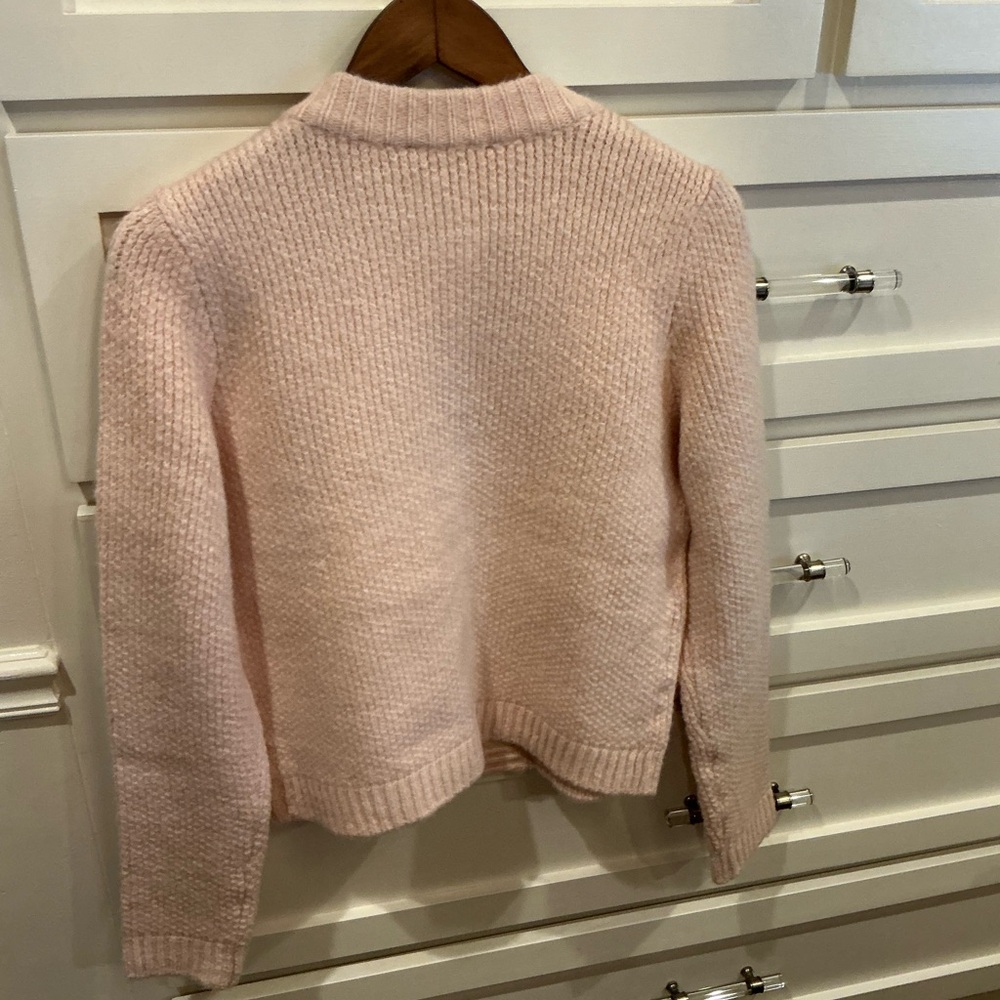 Ann Taylor Soft Pink Cardigan Sweater with crystal details, New with tags! - Picture 8 of 9